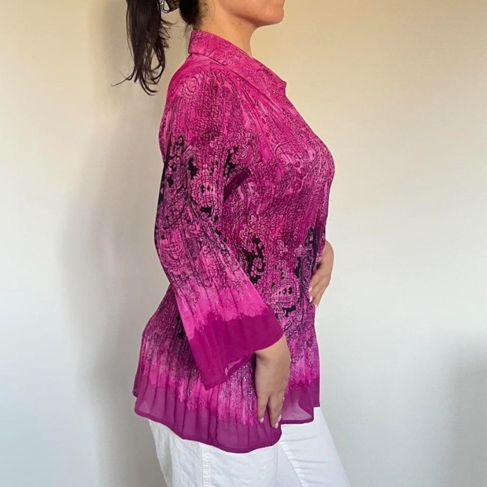 Fashion Bug Vibrant Pink Blouse